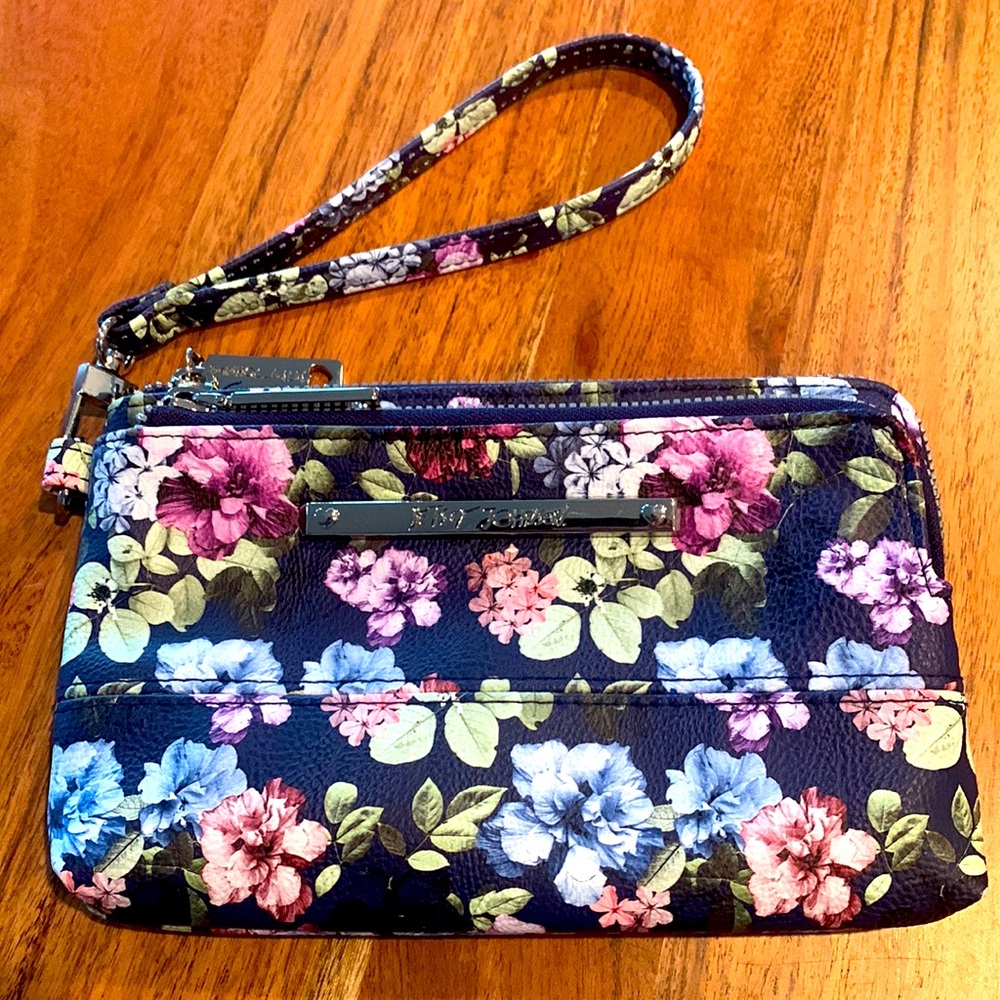 Barely Used Floral Betsey Johnson Clutch